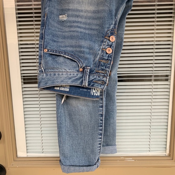 High-Wasted Ripped Jeans - Picture 2 of 3